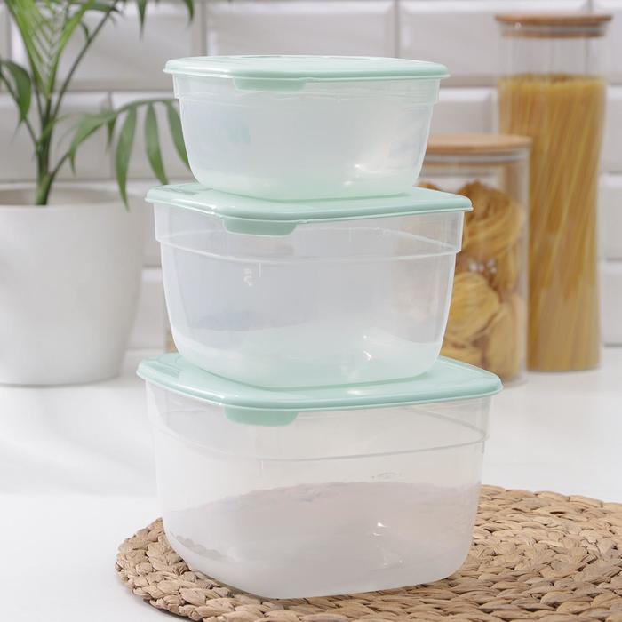 Набор ёмкостей для СВЧ Galaxy, 3 шт, 0,8 л, 1,8 л, 2,6 л, квадратные, цвет мятный
Набор ёмкостей для СВЧ Galaxy, 3 шт, 0,8 л, 1,8 л, 2,6 л, квадратные, цвет мятный