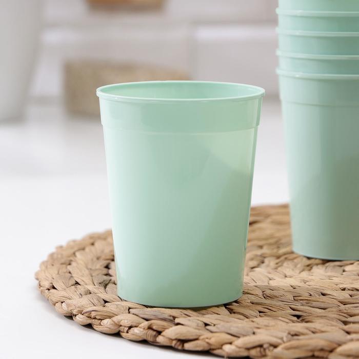 Набор стаканов, 6 шт, 400 мл, цвет зелёный
Набор стаканов, 6 шт, 400 мл, цвет зелёный