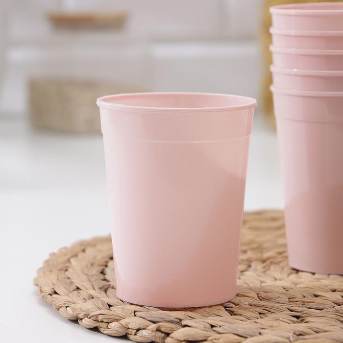 Набор стаканов, 6 шт, 400 мл, цвет розовый
Набор стаканов, 6 шт, 400 мл, цвет розовый