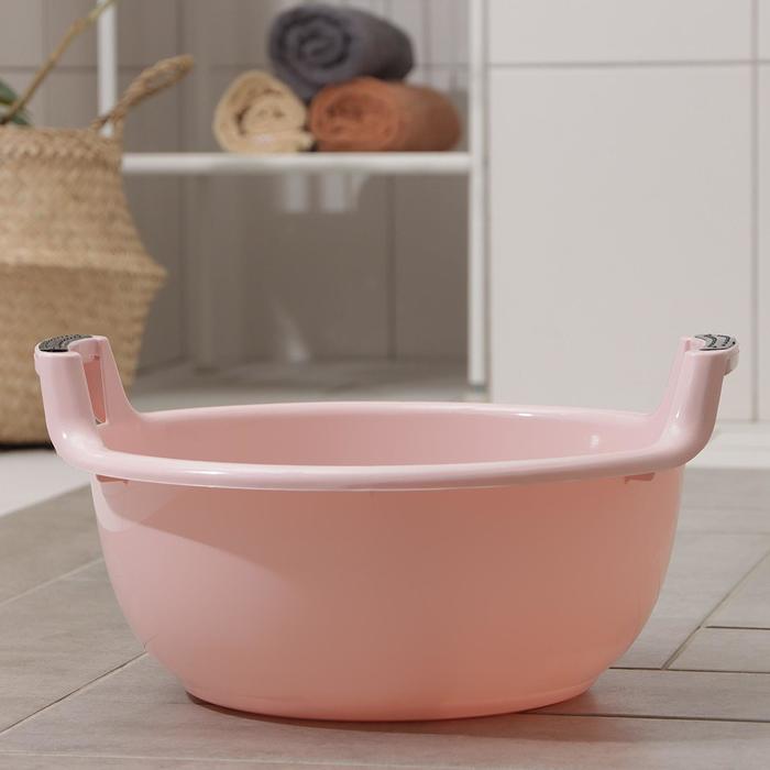 Таз круглый с ручками «Альфа», 9 л, 38×37×19 см, цвет пудровый
Таз круглый с ручками «Альфа», 9 л, 38×37×19 см, цвет пудровый