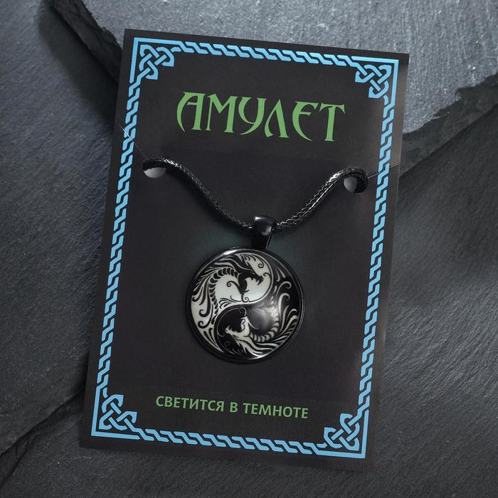 Светящийся амулет "Драконы Инь-Ян" на шнурке, цвет чёрный
Светящийся амулет "Драконы Инь-Ян" на шнурке, цвет чёрный