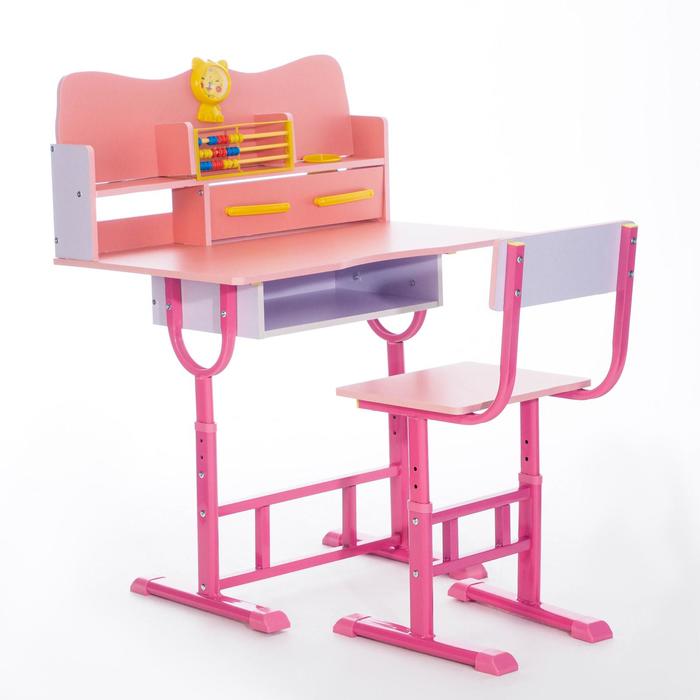 Растущая парта со стулом T21, розовая, ростовая группа №3-4
Растущая парта со стулом T21, розовая, ростовая группа №3-4