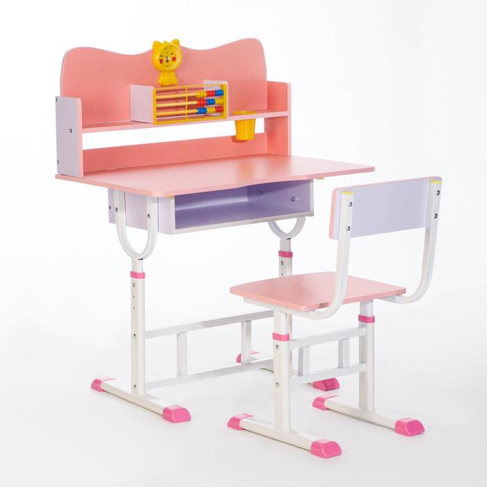 Растущая парта со стулом T22, розовая, ростовая группа №3-4
Растущая парта со стулом T22, розовая, ростовая группа №3-4