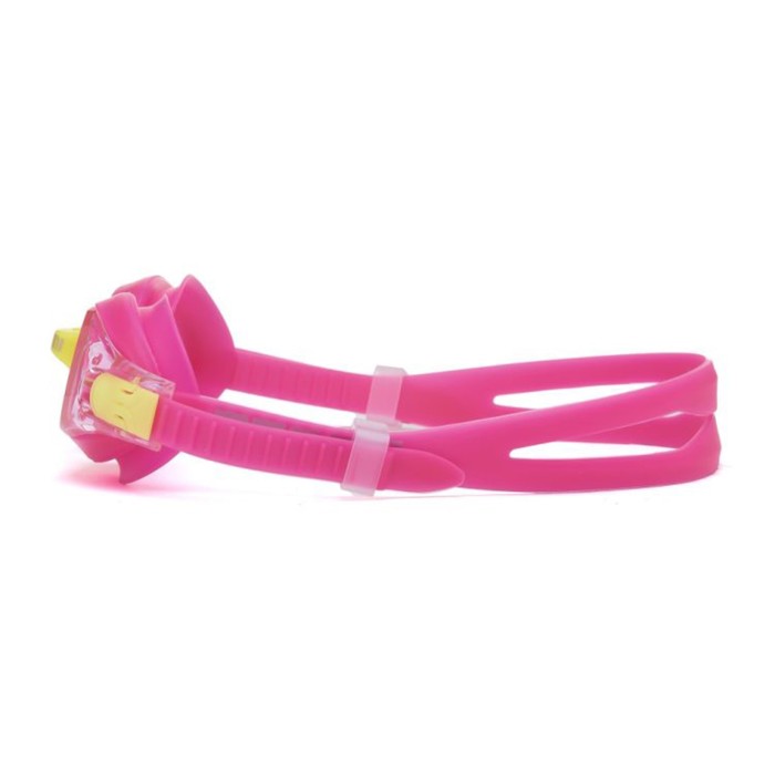 фото Очки для плавания atemi m301, детские, силикон, цвет ярко-розовый/жёлтый