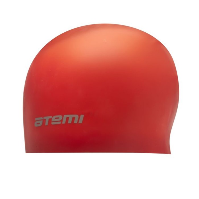 фото Шапочка для плавания atemi rc304, силикон, цвет красный