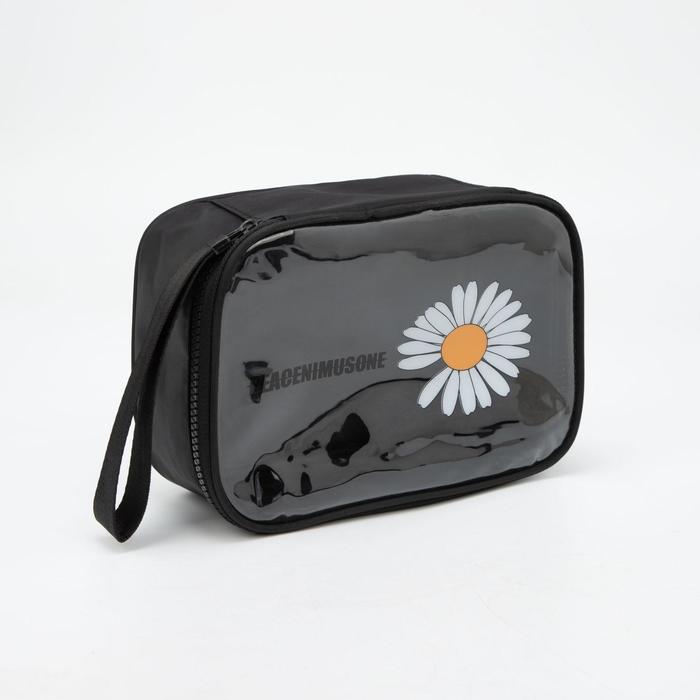 Косметичка на молнии, цвет чёрный
Косметичка на молнии, цвет чёрный