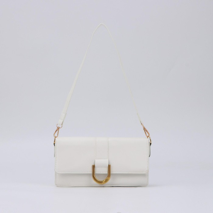 Сумка мессенджер, отдел на клапане, наружный карман, цвет белый
Сумка мессенджер, отдел на клапане, наружный карман, цвет белый