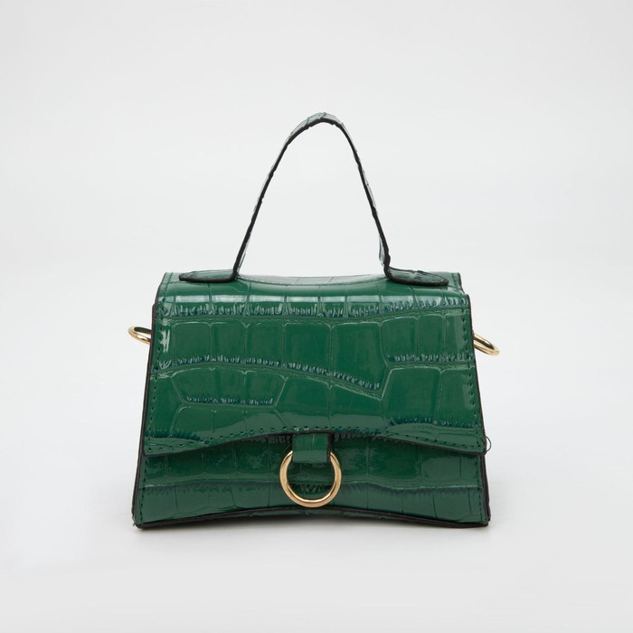 Сумка-мессенджер на клапане, длинный ремень, цвет зелёный
Сумка-мессенджер на клапане, длинный ремень, цвет зелёный