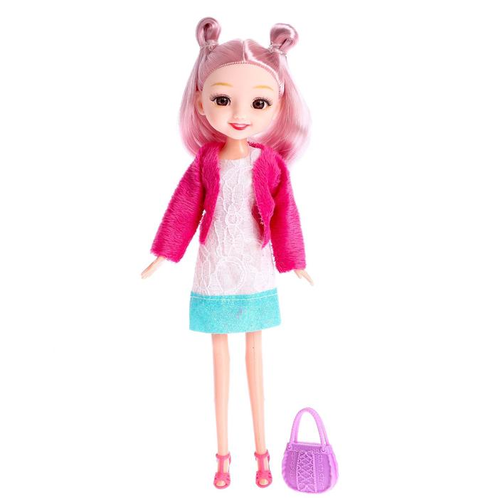 Кукла модная «Леночка» в платье, с аксессуаром, МИКС
Кукла модная «Леночка» в платье, с аксессуаром, МИКС