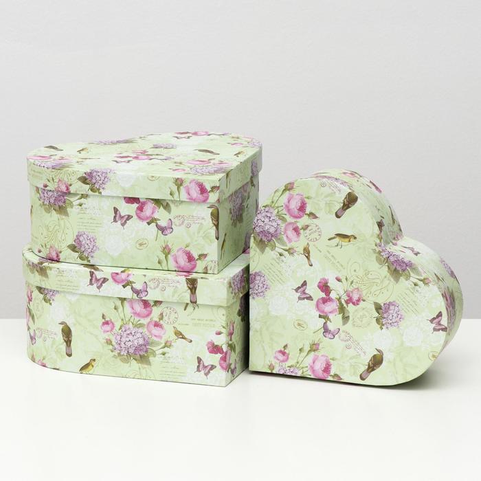 Набор коробок 3 в 1 "Сердца", 28.5 x 26 x 11 - 23.5 x 21 x 8.5 см
Набор коробок 3 в 1 "Сердца", 28.5 x 26 x 11 - 23.5 x 21 x 8.5 см