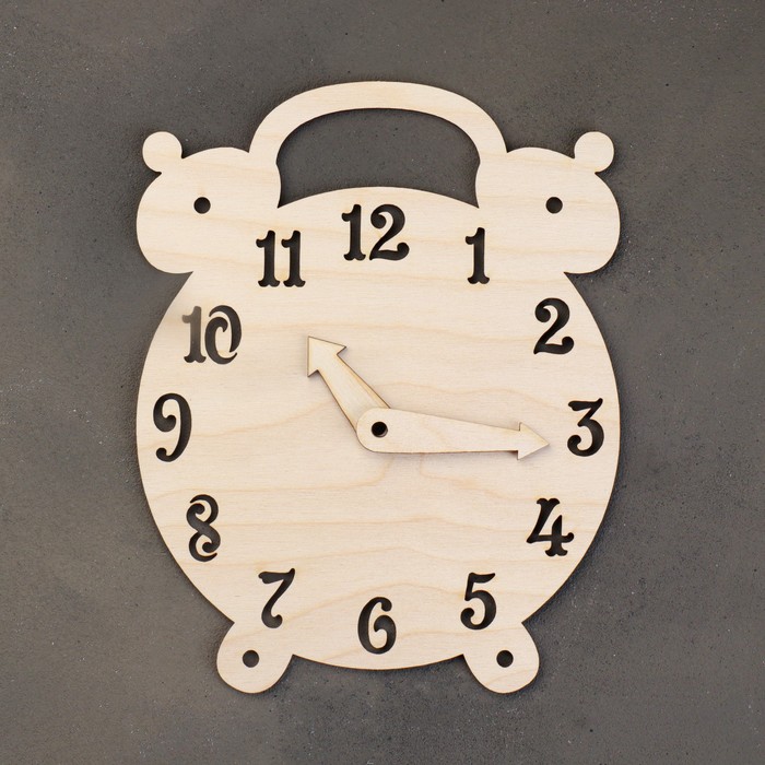 Заготовка для творчества "Будильник"
Заготовка для творчества "Будильник"