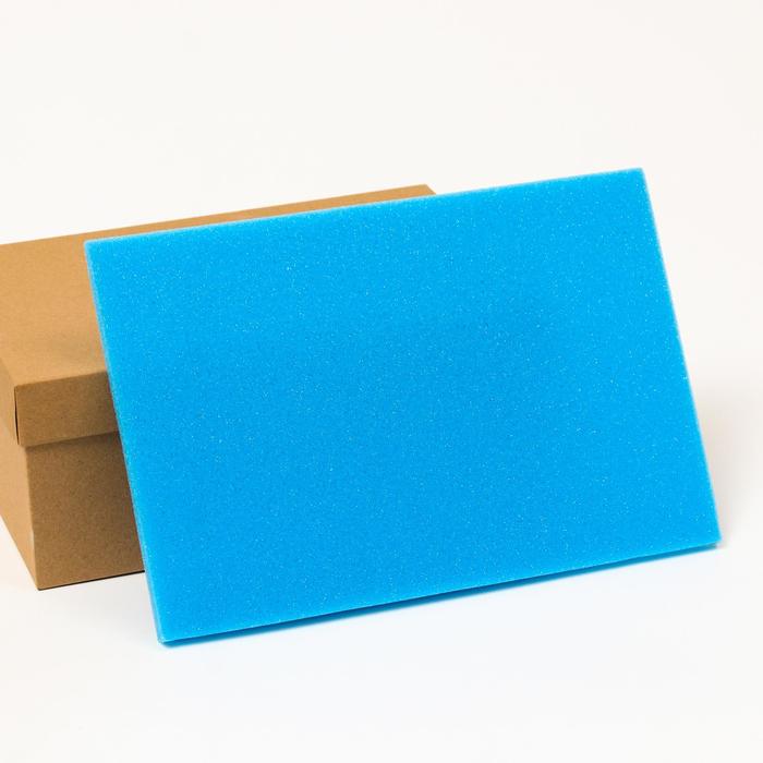 Ложемент из поролона 30 х 20 х 1 см, голубой
Ложемент из поролона 30 х 20 х 1 см, голубой