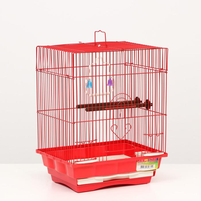 Клетка для птиц "Алиса", укомплектованная, 30 х 23 х 39 см, микс цветов
Клетка для птиц "Алиса", укомплектованная, 30 х 23 х 39 см, микс цветов