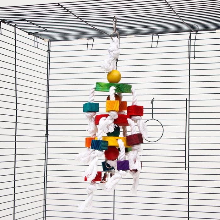 Игрушка для птиц "Круговорот", 36 см, микс цветов
Игрушка для птиц "Круговорот", 36 см, микс цветов