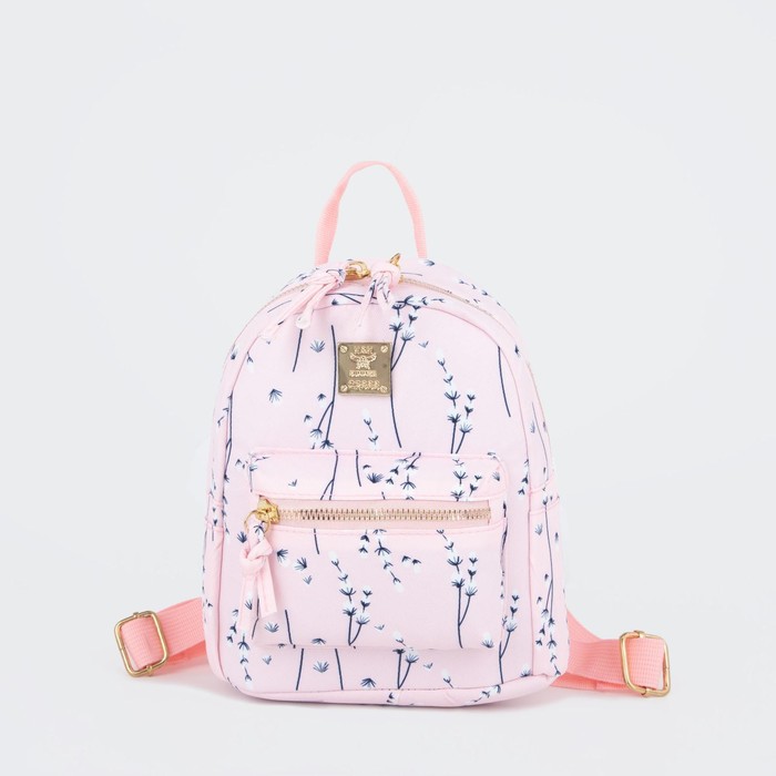 Рюкзак, отдел на молнии, наружный карман, цвет розовый, «Цветы»
Рюкзак, отдел на молнии, наружный карман, цвет розовый, «Цветы»