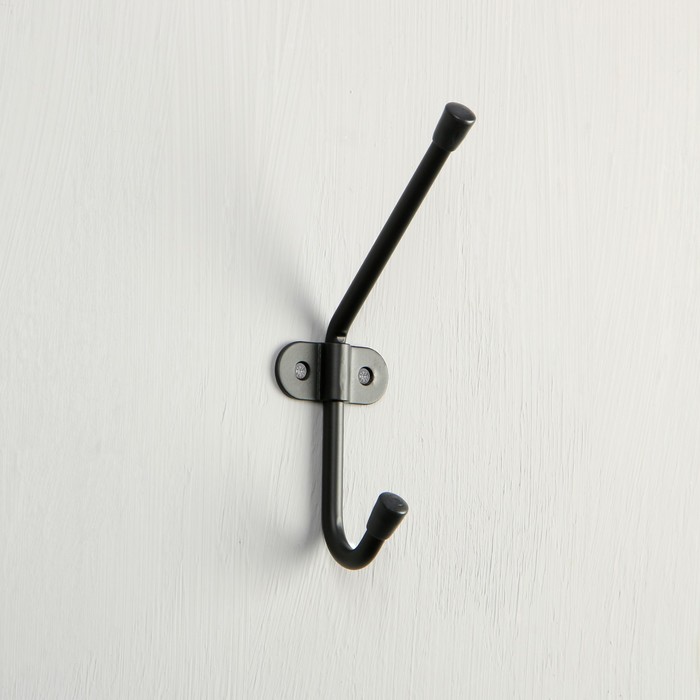 Крючок 2 - х рожковый, черный
Крючок 2 - х рожковый, черный