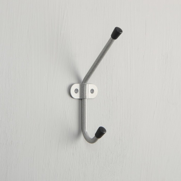 Крючок 2 - х рожковый, серый
Крючок 2 - х рожковый, серый