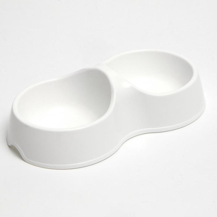 Миска двойная "Мур-мяу" 22,5 см х 13 см х 6 см, 0,2 литра, белый
Миска двойная "Мур-мяу" 22,5 см х 13 см х 6 см, 0,2 литра, белый