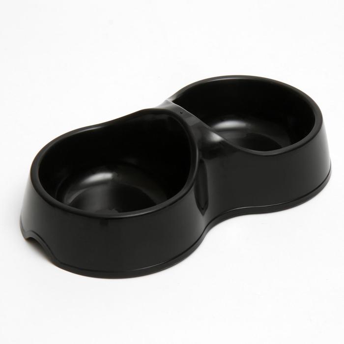 Миска двойная "Мур-мяу" 22,5 см х 13 см х 6 см, 0,2 л, черная
Миска двойная "Мур-мяу" 22,5 см х 13 см х 6 см, 0,2 л, черная