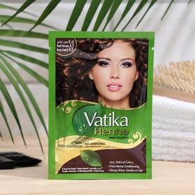 Хна для волос Vatika Henna, Hair Colours Natura, Dark Brown, тёмно-коричневая, 20 шт. по 10 г
Хна для волос Vatika Henna, Hair Colours Natura, Dark Brown, тёмно-коричневая, 20 шт. по 10 г