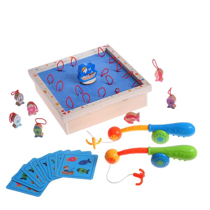 Детский развивающий набор «Рыбалка с крючками» 24×7×35 см
Детский развивающий набор «Рыбалка с крючками» 24×7×35 см