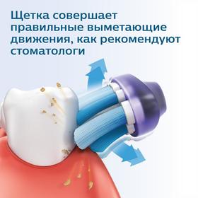 Электрическая зубная щётка Philips HX3212/03, звуковая, 31000 движ/мин, таймер, белая
Электрическая зубная щётка Philips HX3212/03, звуковая, 31000 движ/мин, таймер, белая