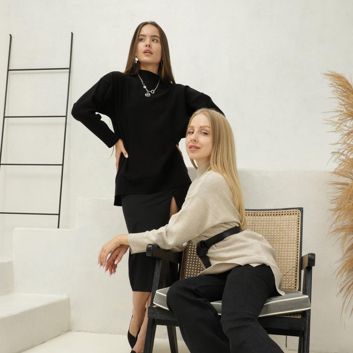 Свитер женский SL, 42-44, бежевый
Свитер женский SL, 42-44, бежевый