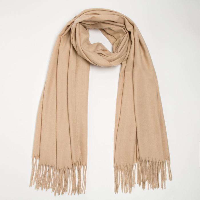 Палантин, цвет бежевый, размер 70х180 
Палантин, цвет бежевый, размер 70х180