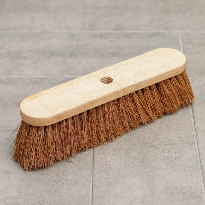 Щётка для подметания пола, 28×6×1,6 см, с еврорезьбой, 106 пучков, бук, кокосовое волокно
Щётка для подметания пола, 28×6×1,6 см, с еврорезьбой, 106 пучков, бук, кокосовое волокно