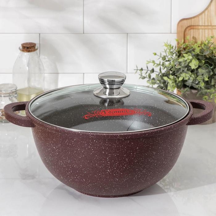 Казан «Шоколад», 6 л, d=28 см, стеклянная крышка
Казан «Шоколад», 6 л, d=28 см, стеклянная крышка