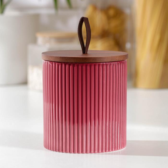 Банка для сыпучих продуктов «Дымка», 950 мл, 12×12 см, цвет бордовый
Банка для сыпучих продуктов «Дымка», 950 мл, 12×12 см, цвет бордовый