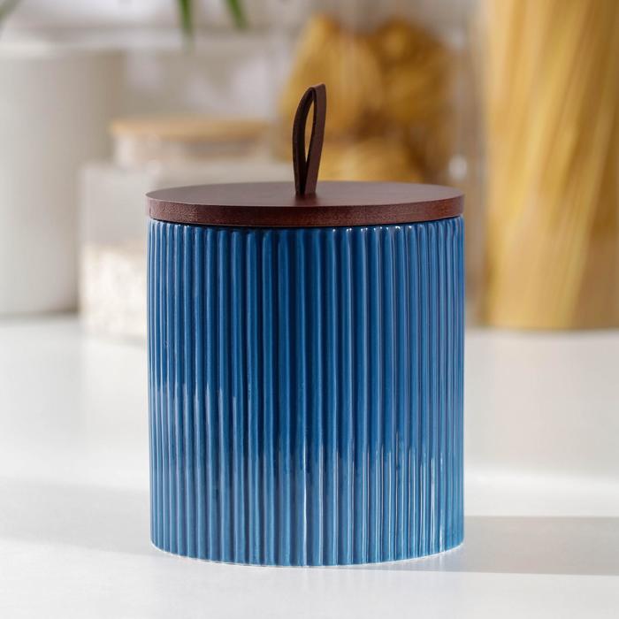 Банка для сыпучих продуктов «Дымка», 950 мл, 12×12 см, цвет синий
Банка для сыпучих продуктов «Дымка», 950 мл, 12×12 см, цвет синий