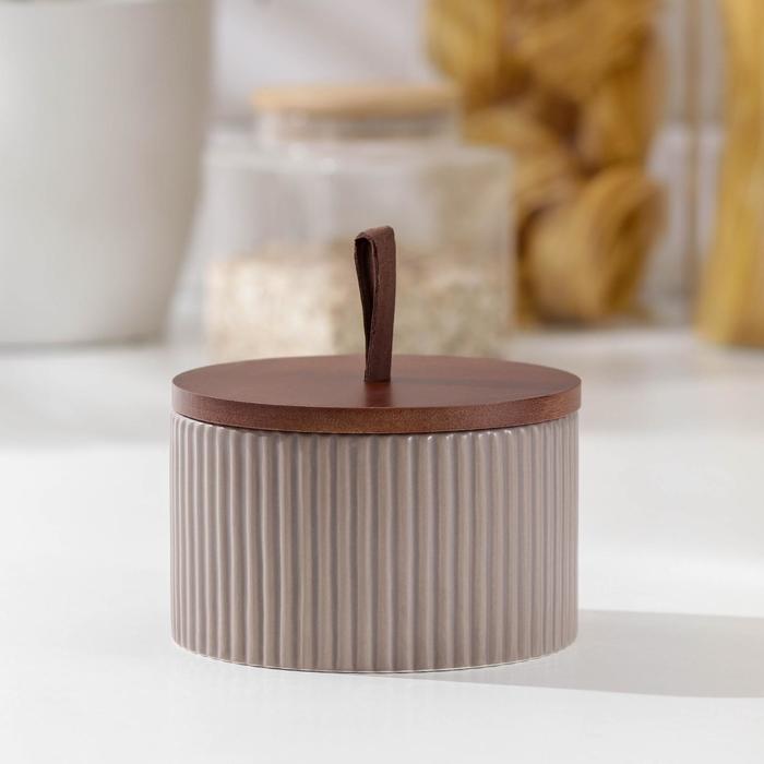 Банка для сыпучих продуктов «Дымка», 500 мл, 12×8 см, цвет серый
Банка для сыпучих продуктов «Дымка», 500 мл, 12×8 см, цвет серый