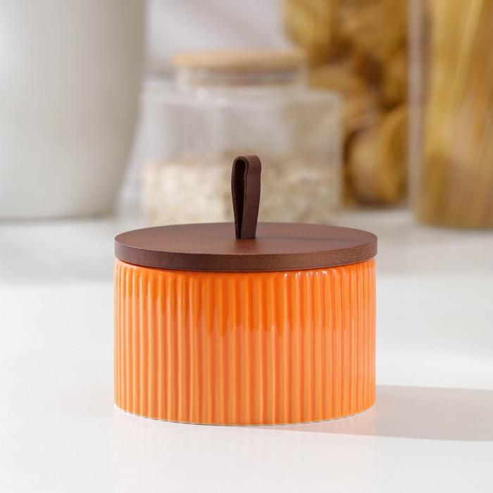 Банка для сыпучих продуктов «Дымка», 500 мл, 12×8 см, цвет оранжевый
Банка для сыпучих продуктов «Дымка», 500 мл, 12×8 см, цвет оранжевый