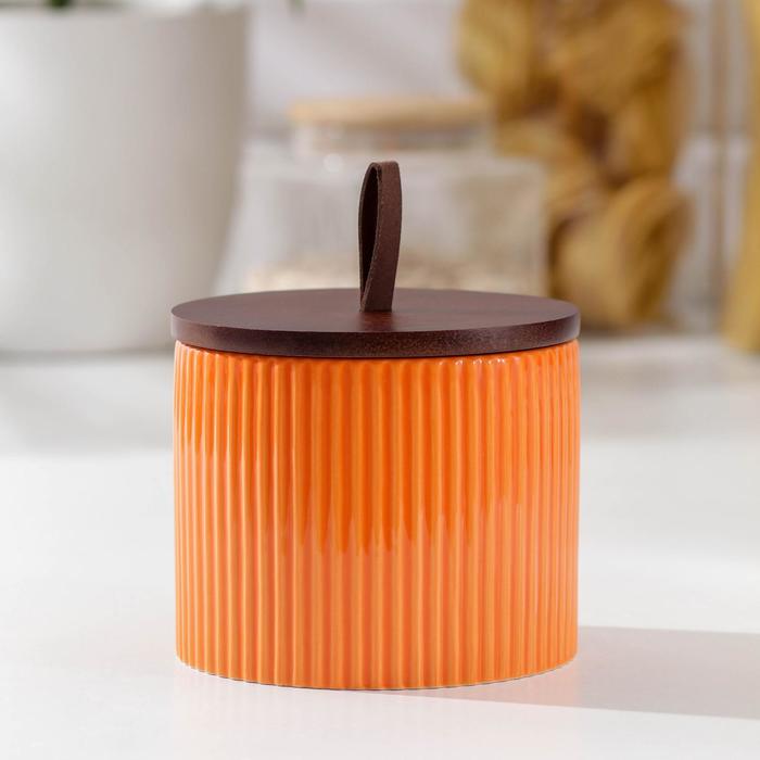 Банка для сыпучих продуктов «Дымка», 750 мл, 12×10,5 см, цвет оранжевый
Банка для сыпучих продуктов «Дымка», 750 мл, 12×10,5 см, цвет оранжевый