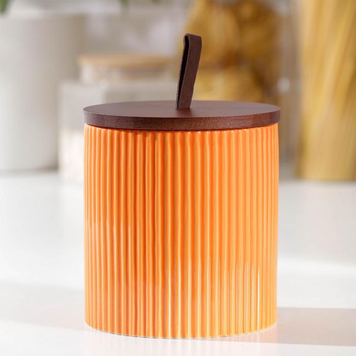 Банка для сыпучих продуктов «Дымка», 950 мл, 12×12 см, цвет оранжевый
Банка для сыпучих продуктов «Дымка», 950 мл, 12×12 см, цвет оранжевый