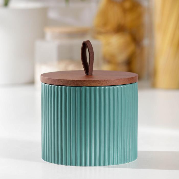 Банка для сыпучих продуктов «Дымка», 750 мл, 12×10,5 см, цвет зелёный
Банка для сыпучих продуктов «Дымка», 750 мл, 12×10,5 см, цвет зелёный