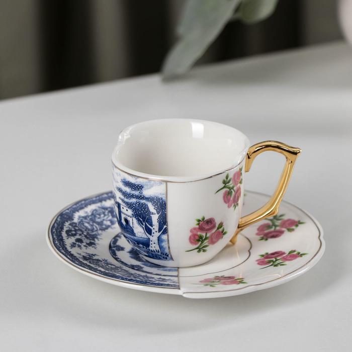 Кофейная пара «Дабл», чашка 90 мл, блюдце d=12,8 см
Кофейная пара «Дабл», чашка 90 мл, блюдце d=12,8 см