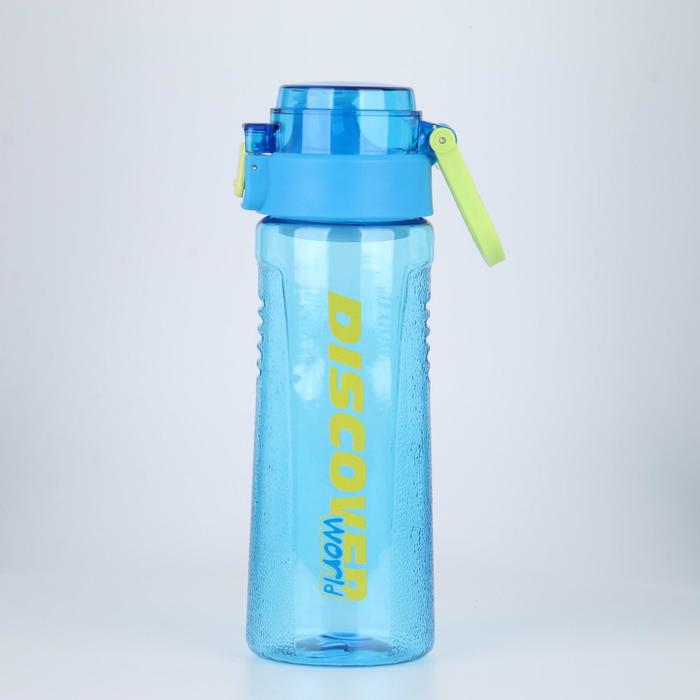 Бутылка для воды 650 мл, Discover, с подвесом, синяя
Бутылка для воды 650 мл, Discover, с подвесом, синяя
