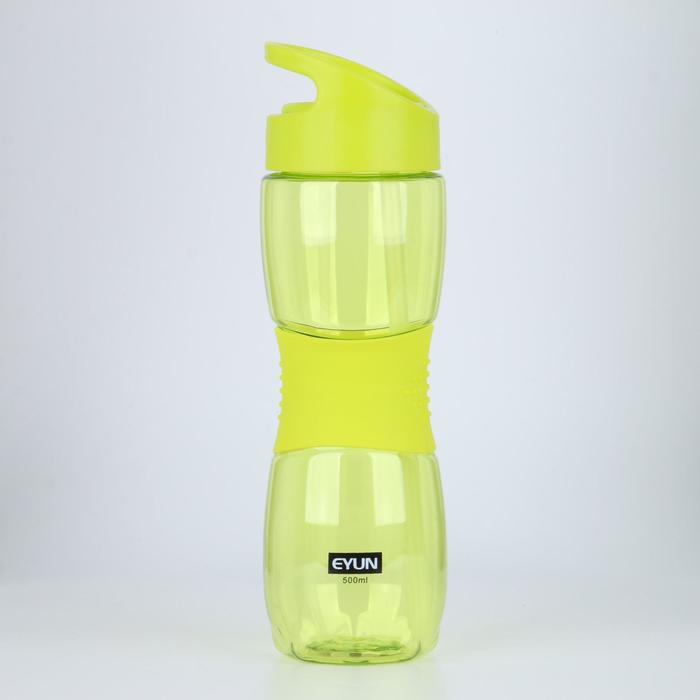 Бутылка для воды 650 мл, прозрачная, с резиновой вставкой, 7х24.5 см, зелёный
Бутылка для воды 650 мл, прозрачная, с резиновой вставкой, 7х24.5 см, зелёный