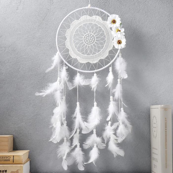 Ловец снов "Цветочные сны, белый" 65х20 см 3775573
Ловец снов "Цветочные сны, белый" 65х20 см 3775573