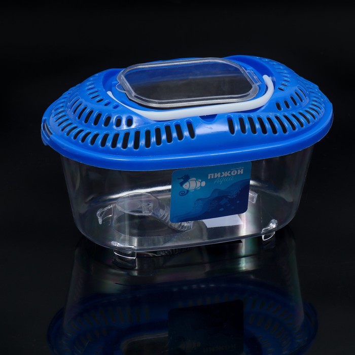 Переноска овальная, 23 х 15 х 12,5 см, синий
Переноска овальная, 23 х 15 х 12,5 см, синий