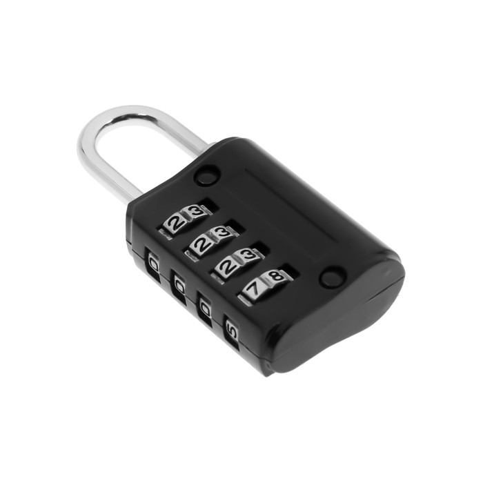 фото Замок навесной кодовый тундра zk013, черный