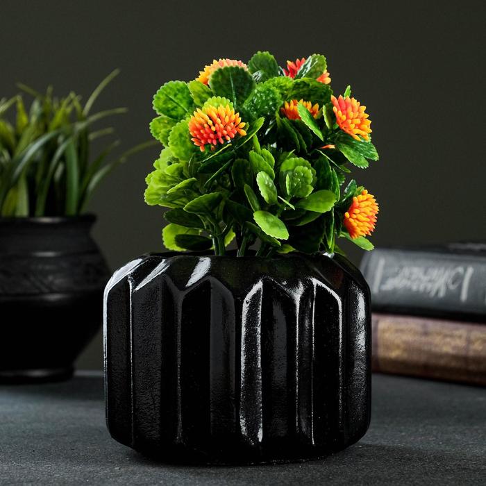 Фигурное кашпо «Грани» 0,6 л черное
Фигурное кашпо «Грани» 0,6 л черное