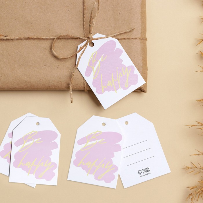 Шильдик на подарок «Будь счастлив», 5 × 7 см
Шильдик на подарок «Будь счастлив», 5 × 7 см