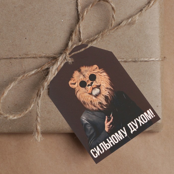 Шильдик на подарок «Сильному духом», 5 × 7 см
Шильдик на подарок «Сильному духом», 5 × 7 см