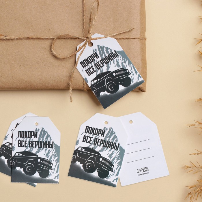 Шильдик на подарок «Покори все вершины», 5 × 7 см
Шильдик на подарок «Покори все вершины», 5 × 7 см