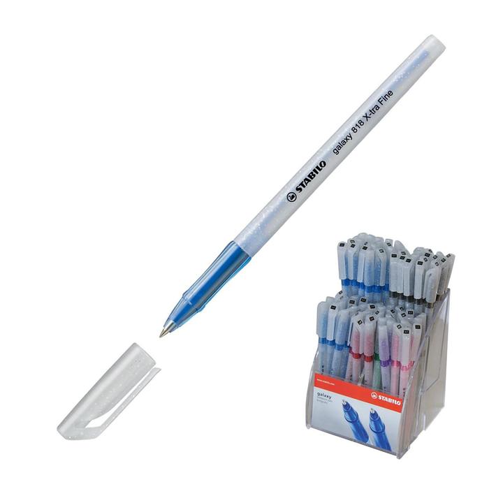 Ручка шариковая, Stabilo Galaxy 818 XF, 0.30 мм, корпус с блестками, стережень микс, дисплей
Ручка шариковая, Stabilo Galaxy 818 XF, 0.30 мм, корпус с блестками, стережень микс, дисплей