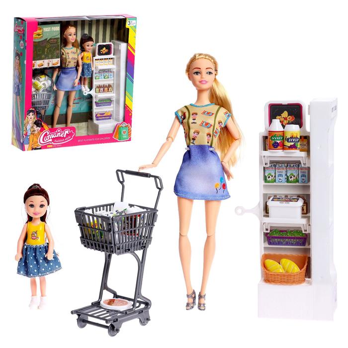 Кукла-модель шарнирная «Джессика в супермаркете» с малышом и аксессуарами, МИКС
Кукла-модель шарнирная «Джессика в супермаркете» с малышом и аксессуарами, МИКС