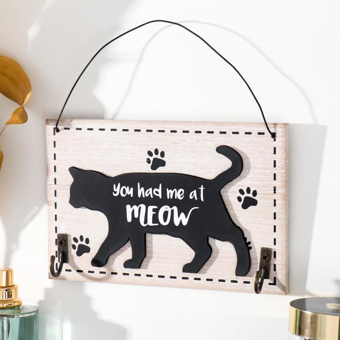 Крючки декоративные дерево "Кошка - мяу" 10,5х0,8х16 см
Крючки декоративные дерево "Кошка - мяу" 10,5х0,8х16 см